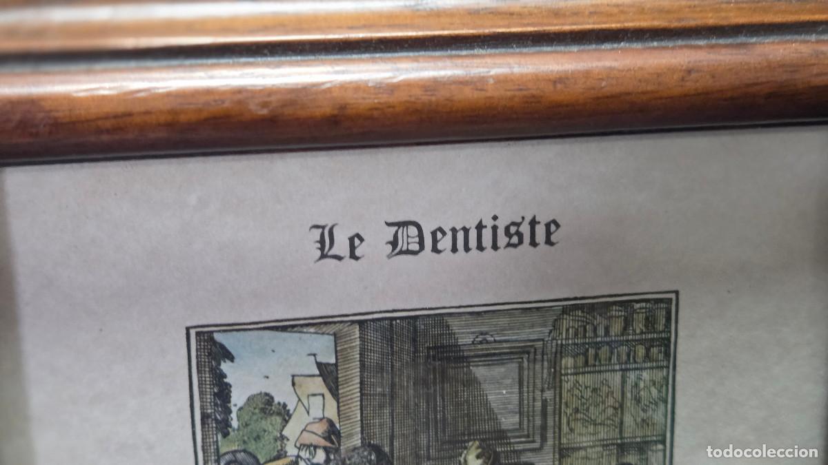 Antig&uuml;edades: cuadro lamina de dentista - Foto 4