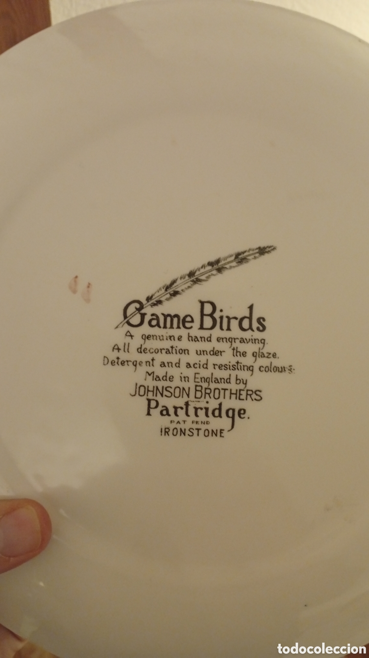 Antig&uuml;edades: Platos de porcelana inglesa - Foto 2