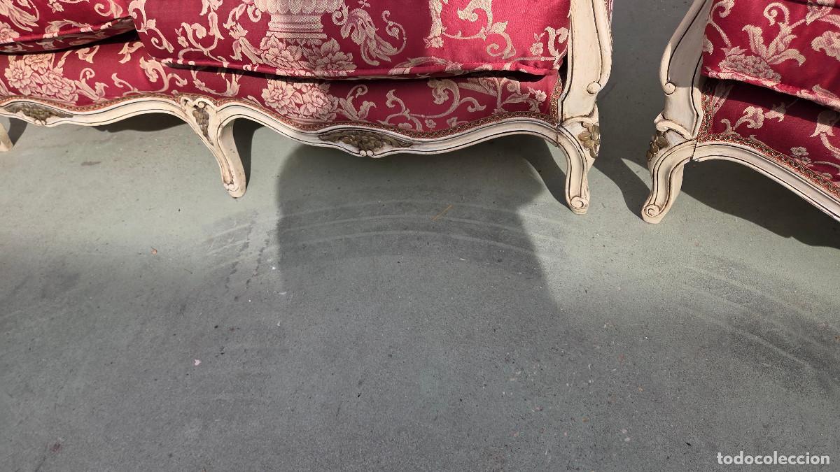 Antig&uuml;edades: sillo y 2 sillones antiguos - Foto 7