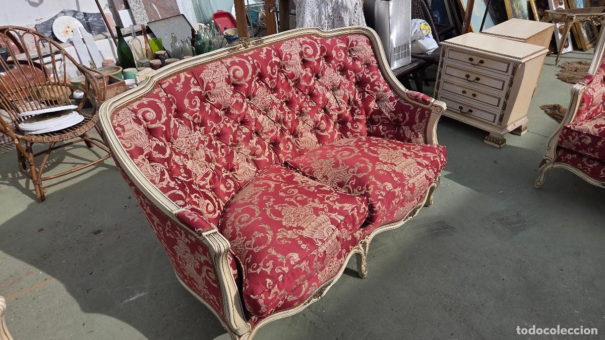 Antig&uuml;edades: sillo y 2 sillones antiguos - Foto 15