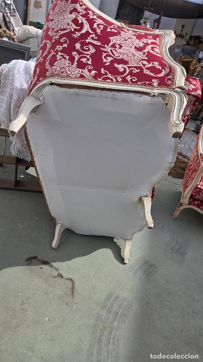 Antig&uuml;edades: sillo y 2 sillones antiguos - Foto 21