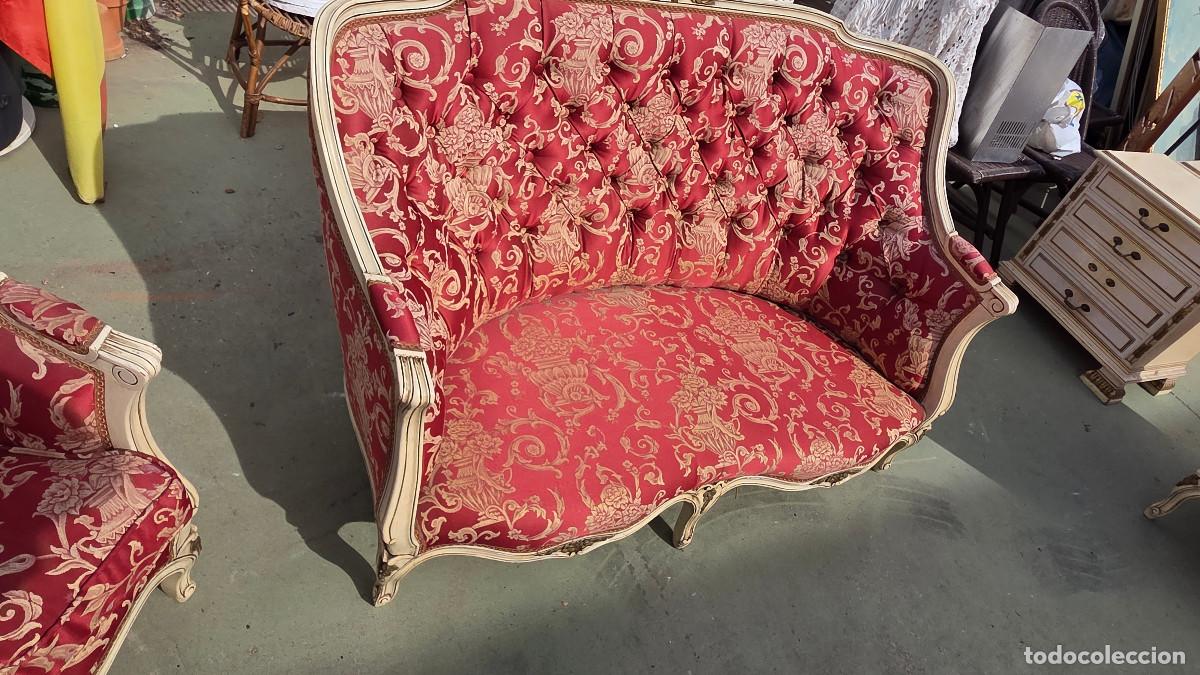 Antig&uuml;edades: sillo y 2 sillones antiguos - Foto 24