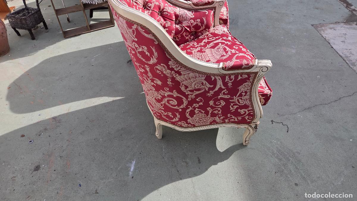 Antig&uuml;edades: sillo y 2 sillones antiguos - Foto 27