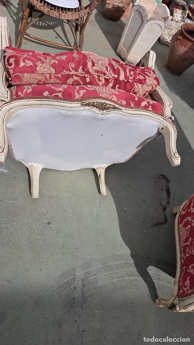 Antig&uuml;edades: sillo y 2 sillones antiguos - Foto 29