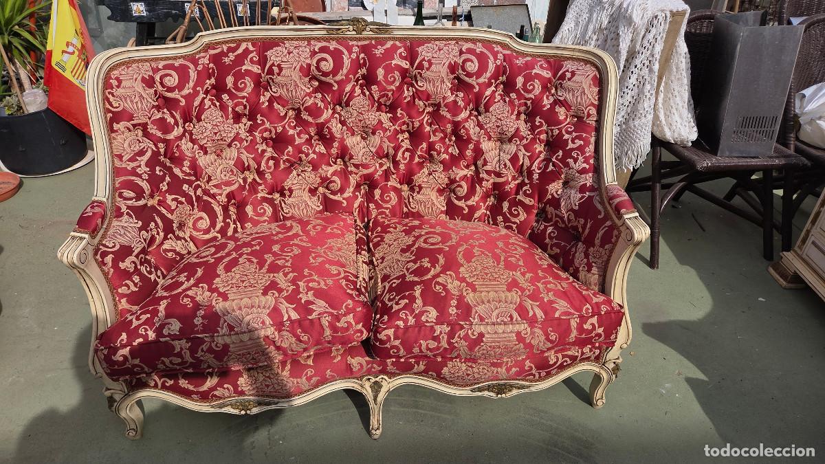 Antig&uuml;edades: sillon antiguo buen tapizado