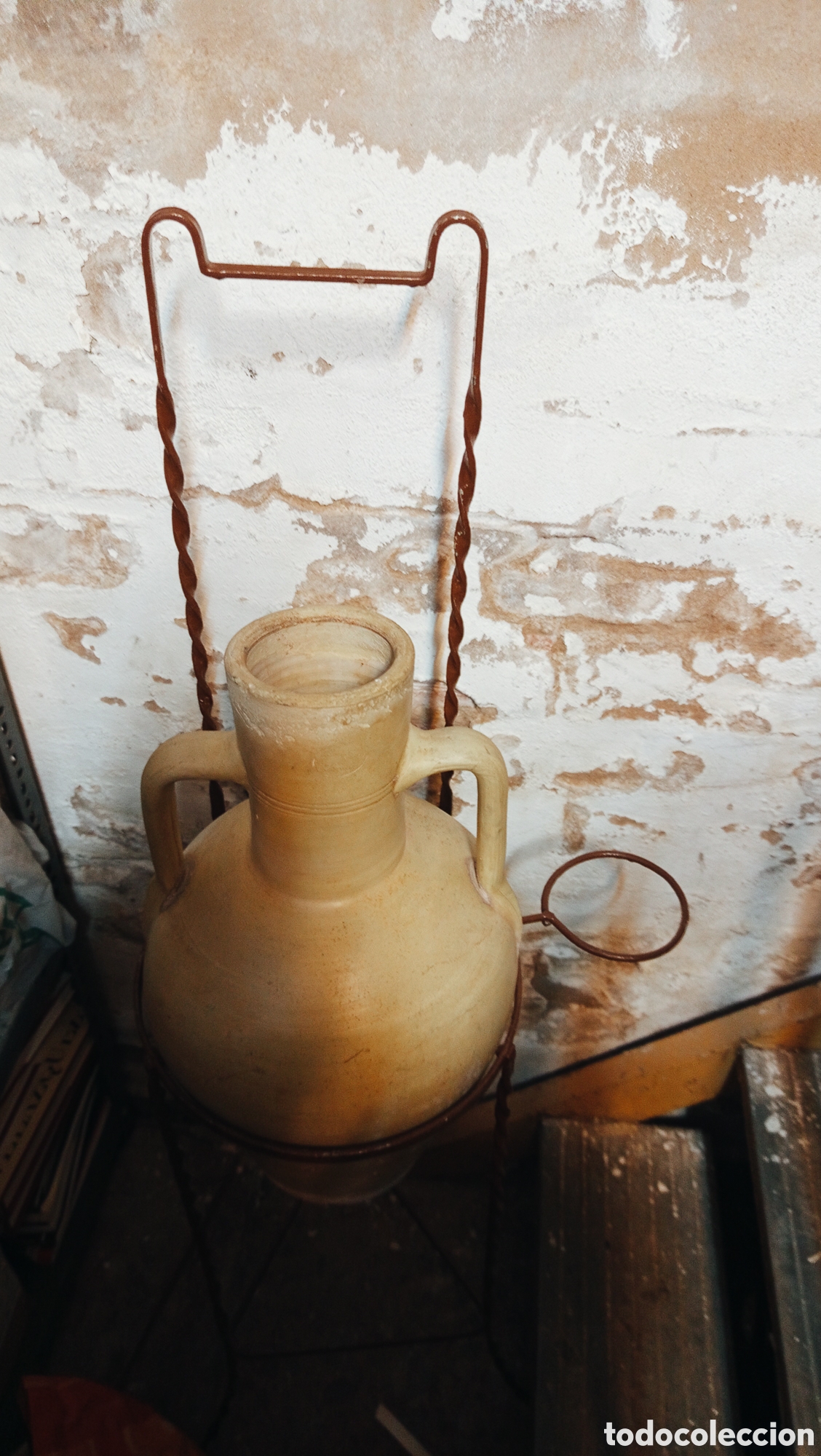 Antig&uuml;edades: Bonito c&aacute;ntaro antiguo - Foto 5