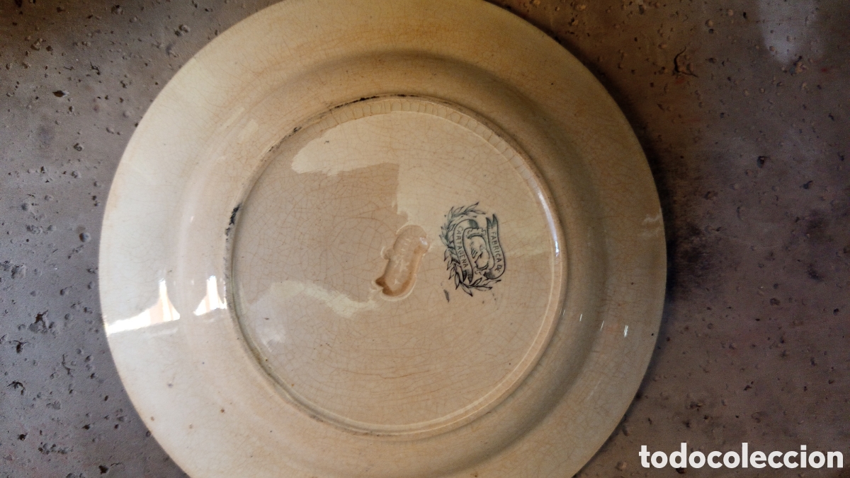 Antig&uuml;edades: Bonito plato antiguo - Foto 2