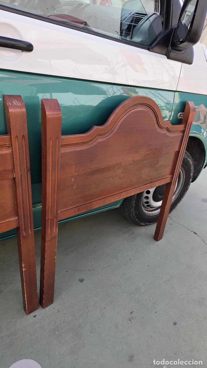 Antig&uuml;edades: 2 cabecero de madera de nogal - Foto 4