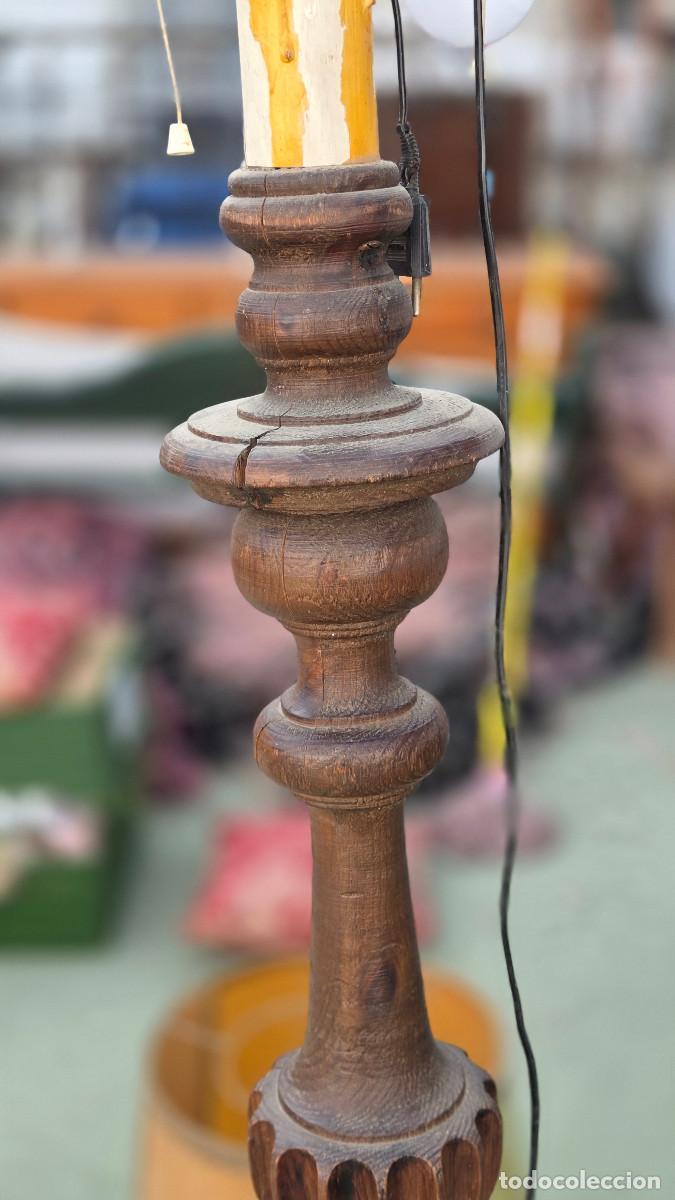 Antig&uuml;edades: lampara de pie antigua - Foto 12