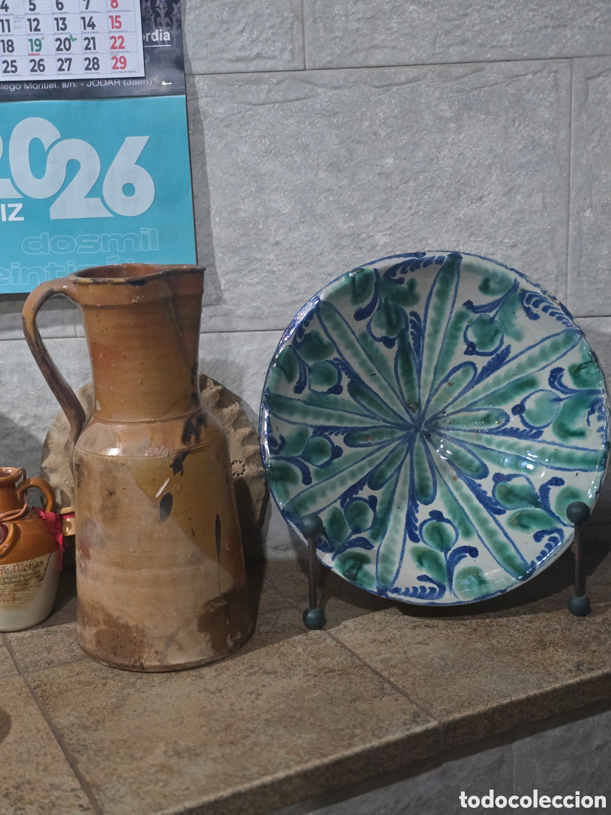 Antig&uuml;edades: Fant&aacute;stica jarra del vino de Ubeda - Foto 2