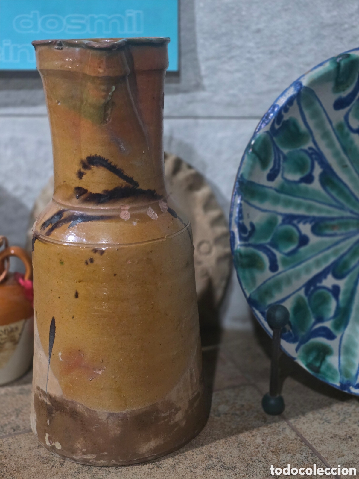 Antig&uuml;edades: Fant&aacute;stica jarra del vino de Ubeda - Foto 7
