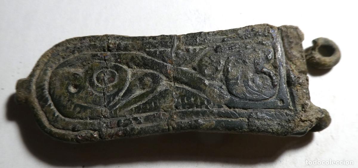 Antig&uuml;edades: Hebilla Visigoda o tardomana, mide 6 X2,4 cm