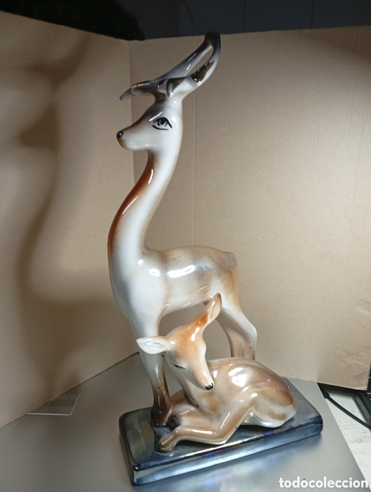 Antig&uuml;edades: Excelente figura cer&aacute;mica