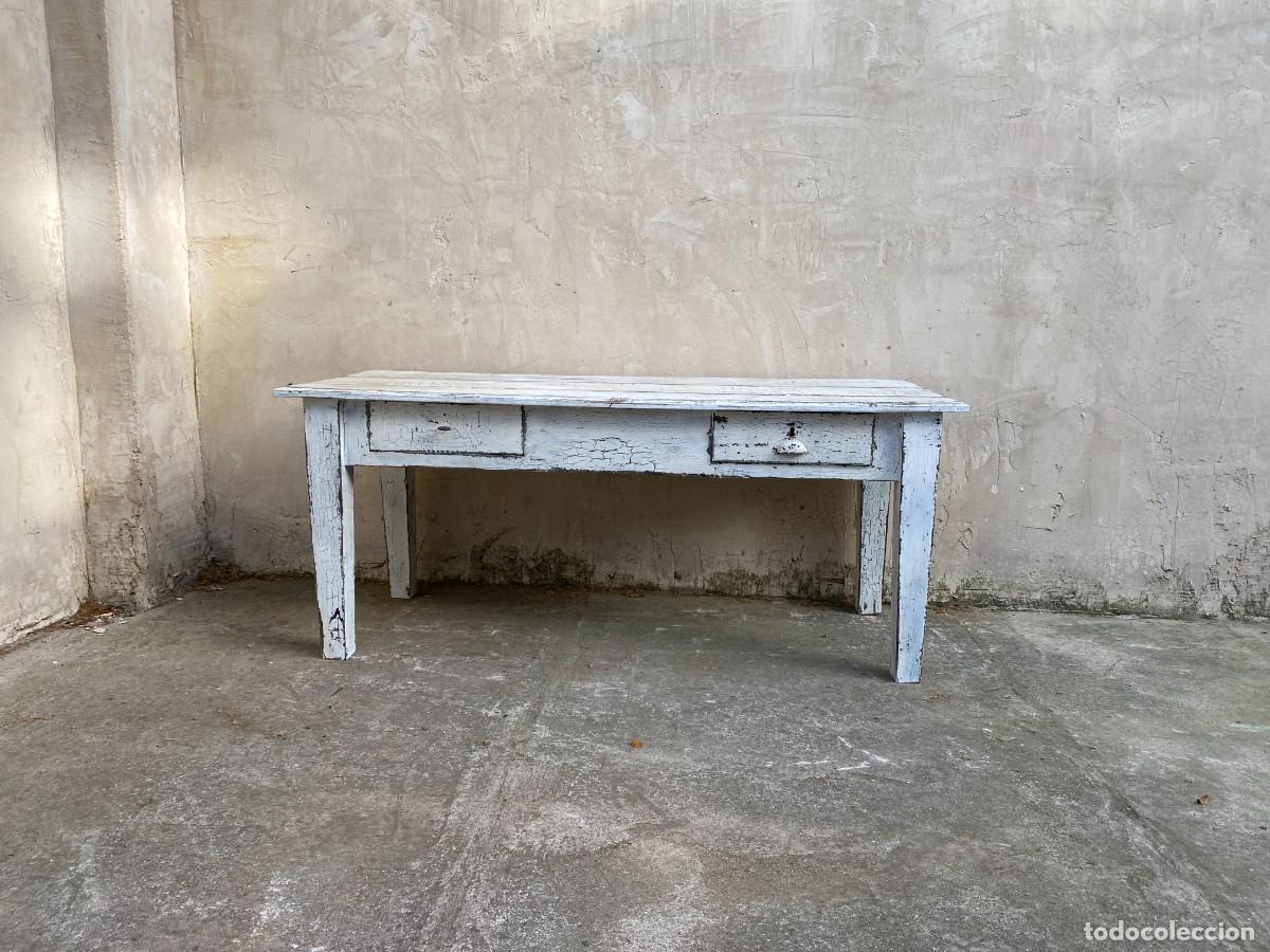 Antig&uuml;edades: Mesa Antigua Shabby Chic