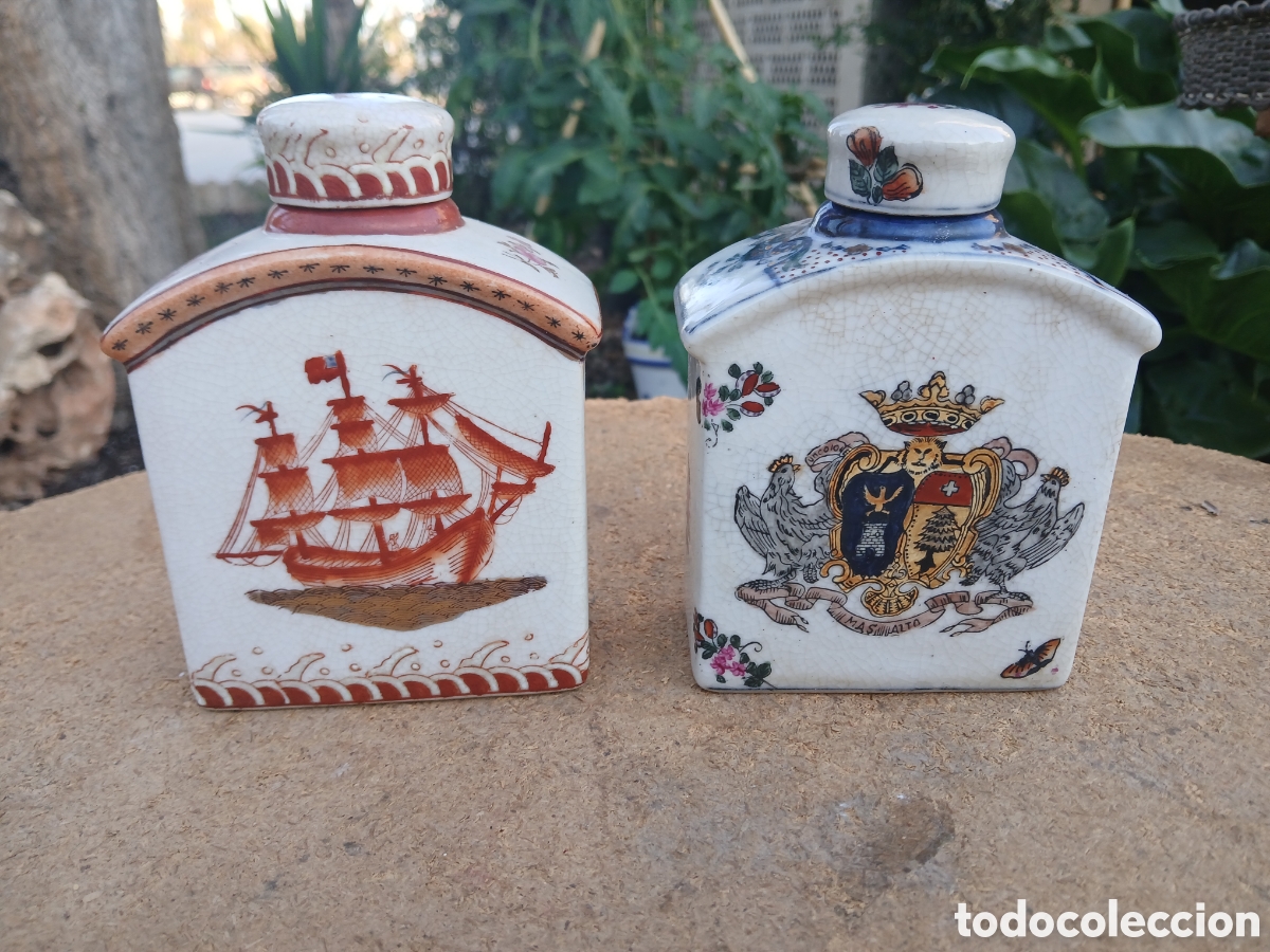 Antig&uuml;edades: BOTELLA DE PORCELANA. CHRISTINE CANO BY NELSON