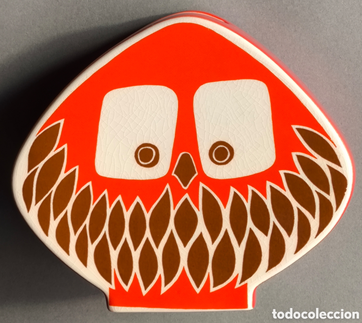 Antig&uuml;edades: VINTAGE OWL DESIGN VIVIENNE BRENNAN PORCELAIN CARLTON WARE C. 1965