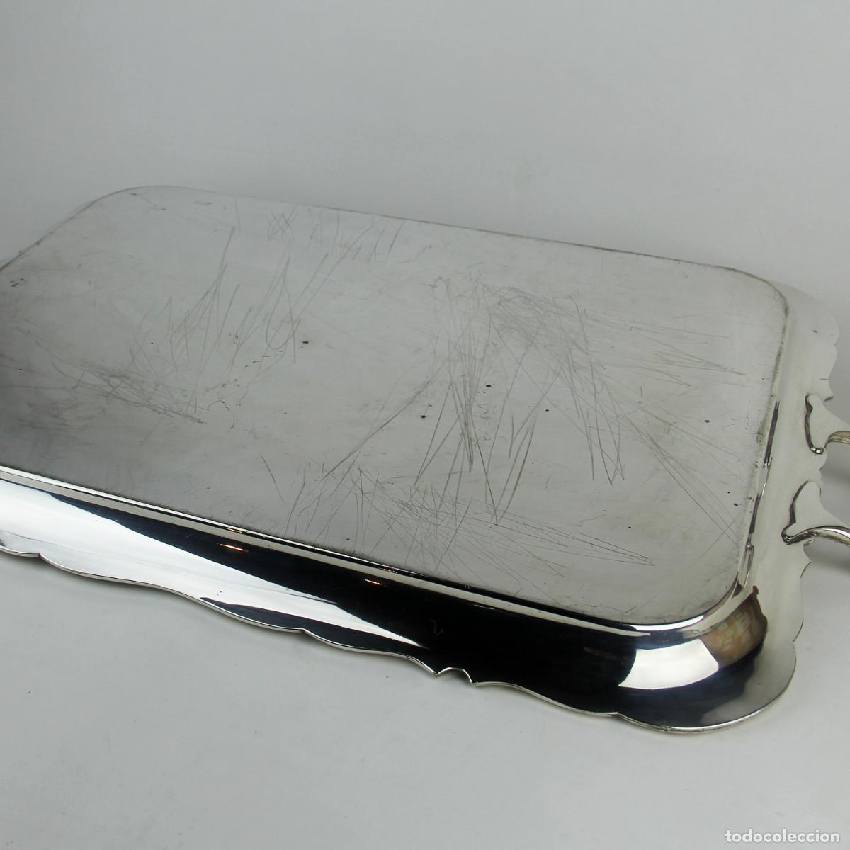 Antig&uuml;edades: BANDEJA DE PLATA INGLESA - Foto 6