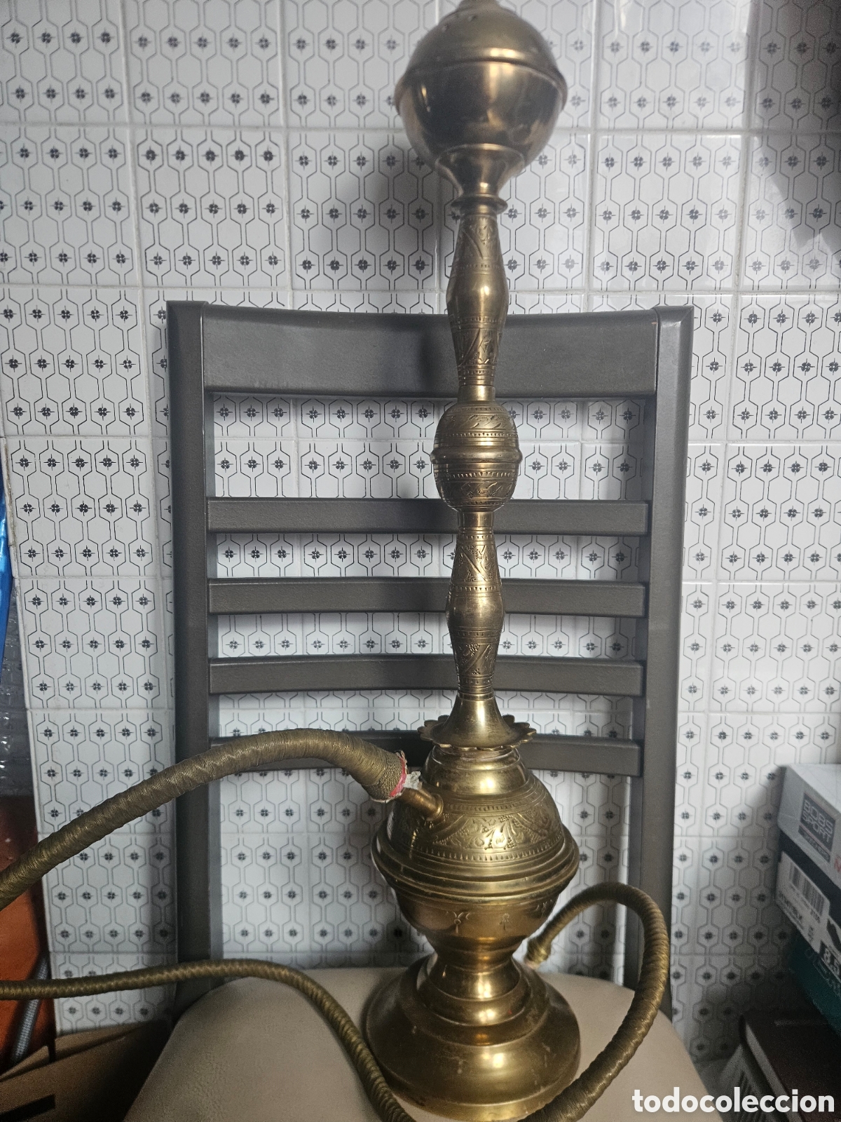Antig&uuml;edades: Antigua pieza de lat&oacute;n macizo Avcıkoru Turqu&iacute;a - Colecci&oacute;n / Decoraci&oacute;n