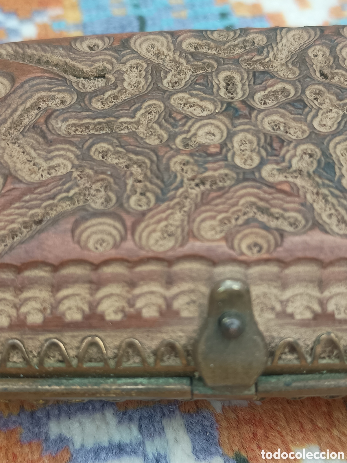 Antig&uuml;edades: Tocador madera con espejo - Foto 4