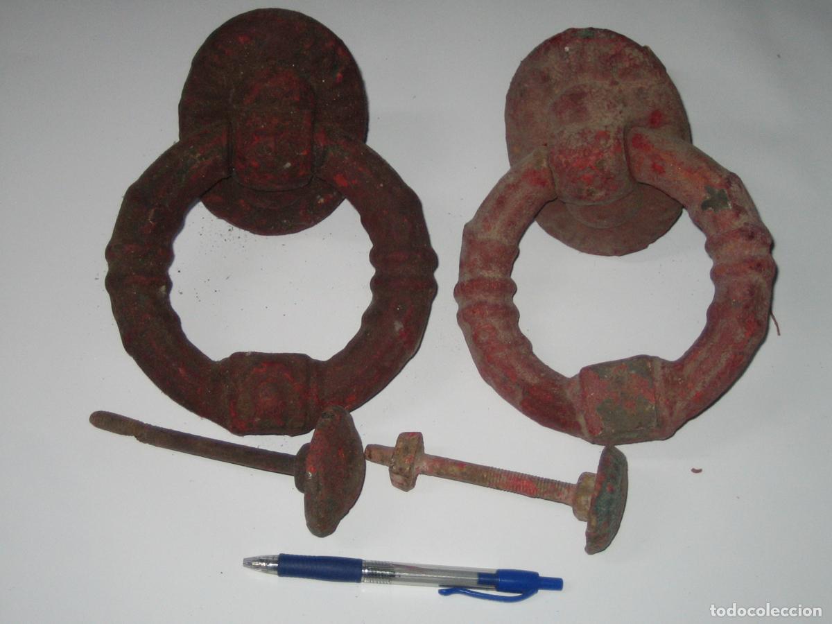 Antig&uuml;edades: ANTIGUO PICAPORTE - GRANDE - PESA 6KG