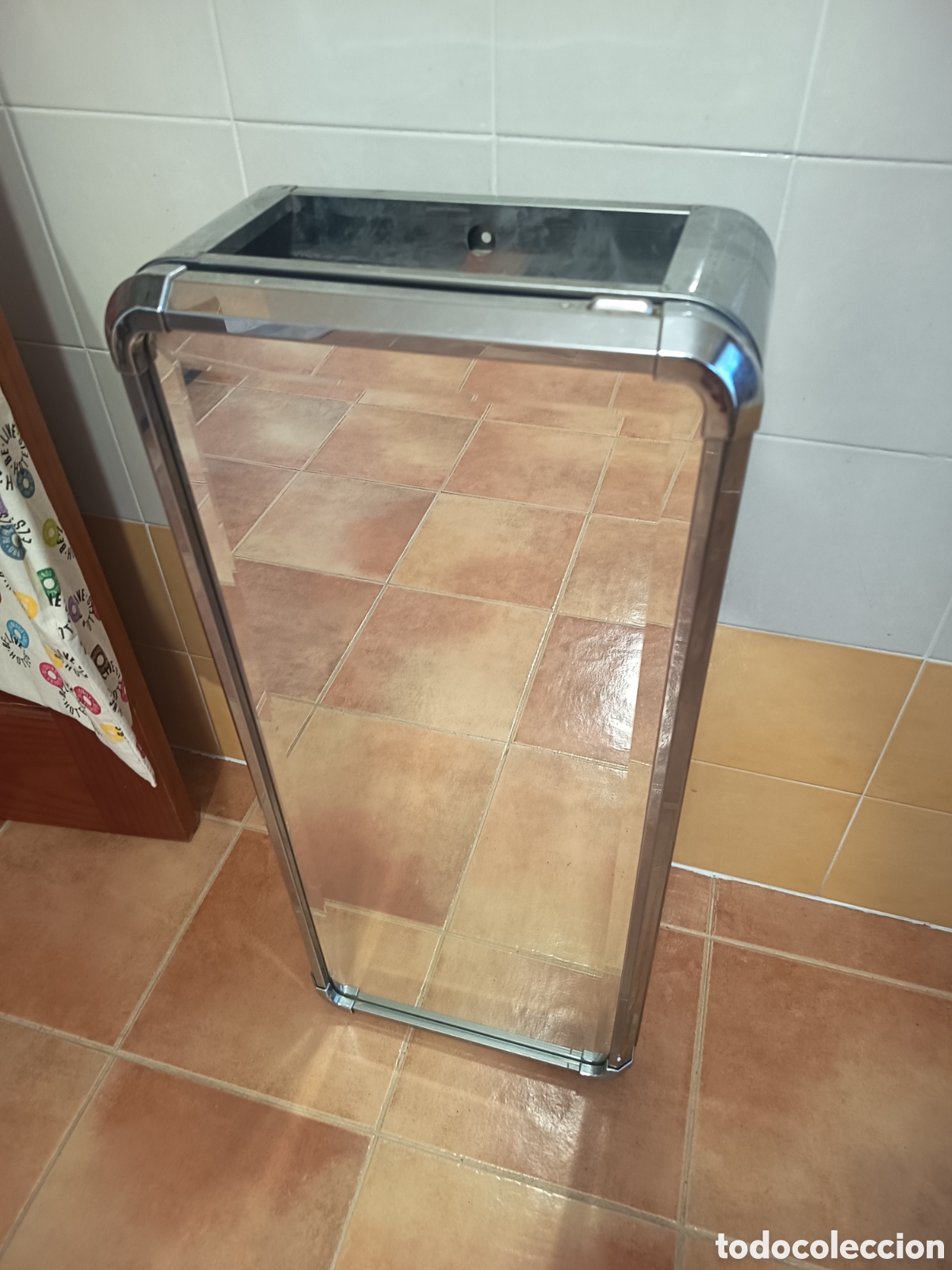 Antig&uuml;edades: espejo ba&ntilde;o lavabo metalkris chapa met&aacute;lico metal