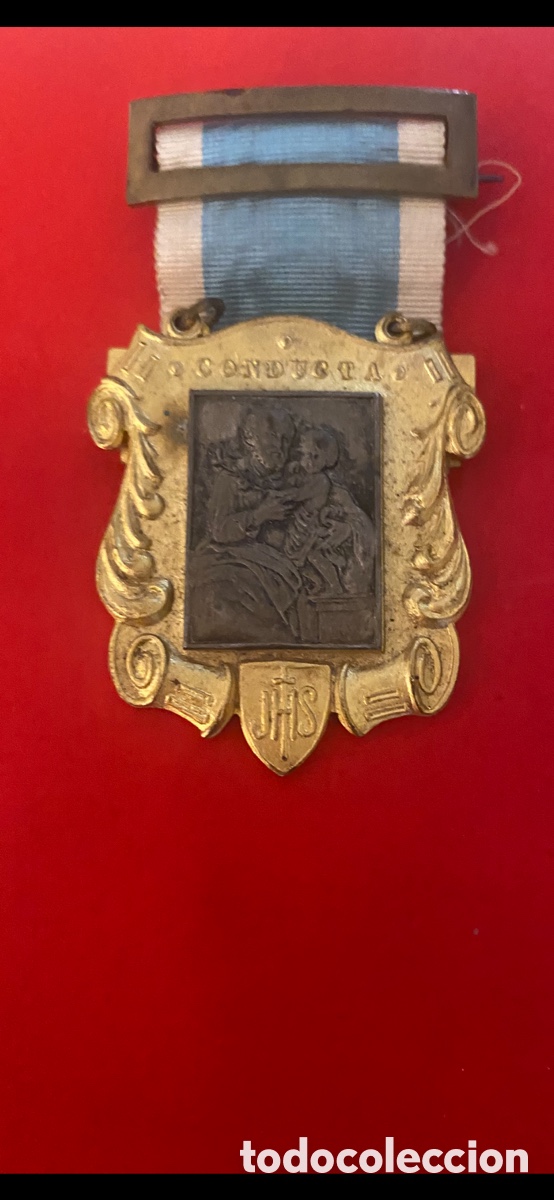 Antig&uuml;edades: Medalla escolar d&eacute;cada de 1939