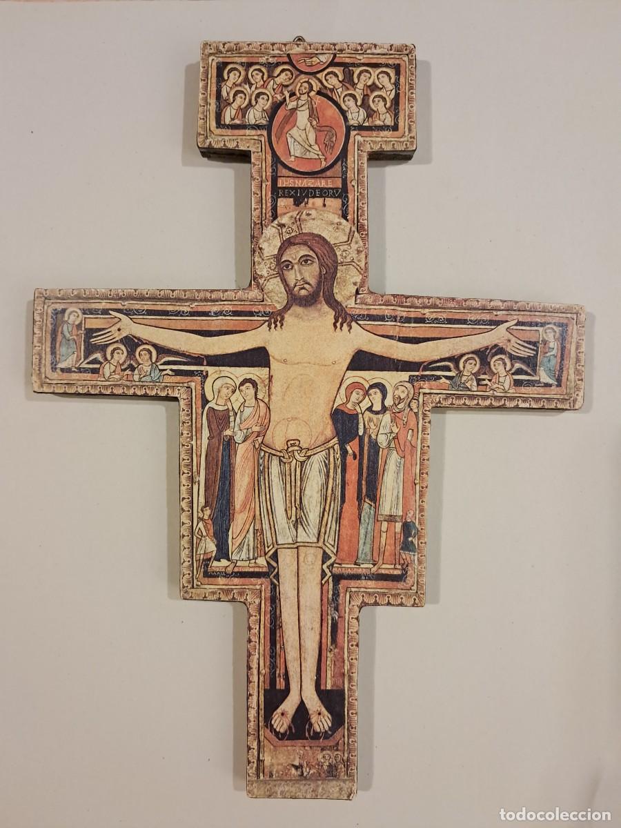 Antig&uuml;edades: ICONA. Cruz. Peque&ntilde;a cruz de madera.