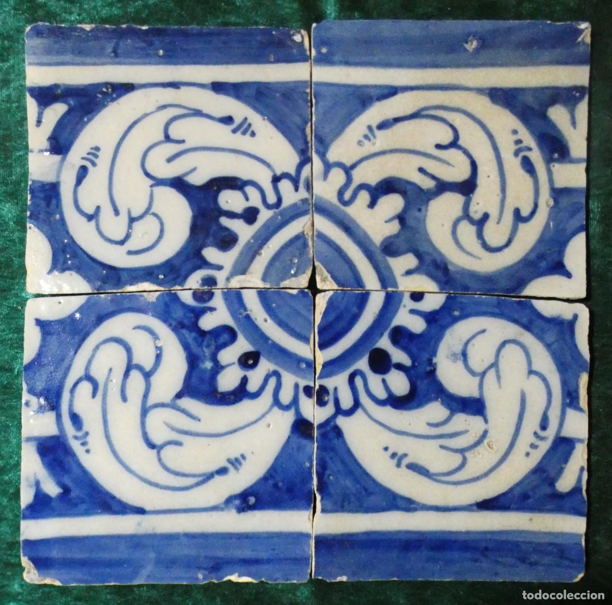 Antig&uuml;edades: Azulejo, Azulejos Portugal siglo 17/18