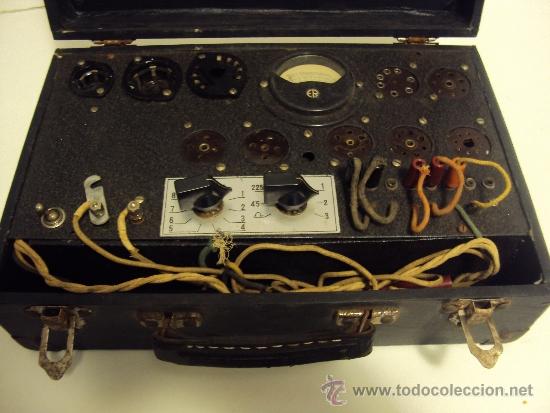 Radios antiguas: COMPROBADOR DE VALVULAS - Foto 1 - 36461365