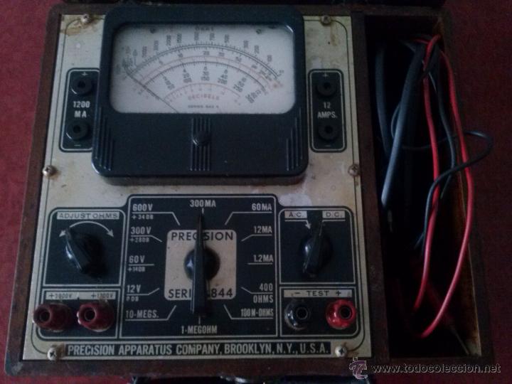 Radios antiguas: MULTIMETRO PRECISION SERIES 844 - Foto 3