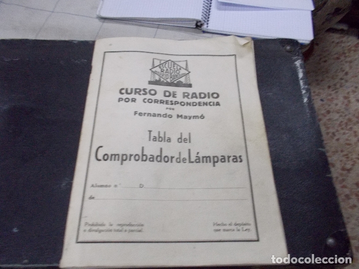 Radios antiguas: comprobador de valvulas maymo - Foto 16
