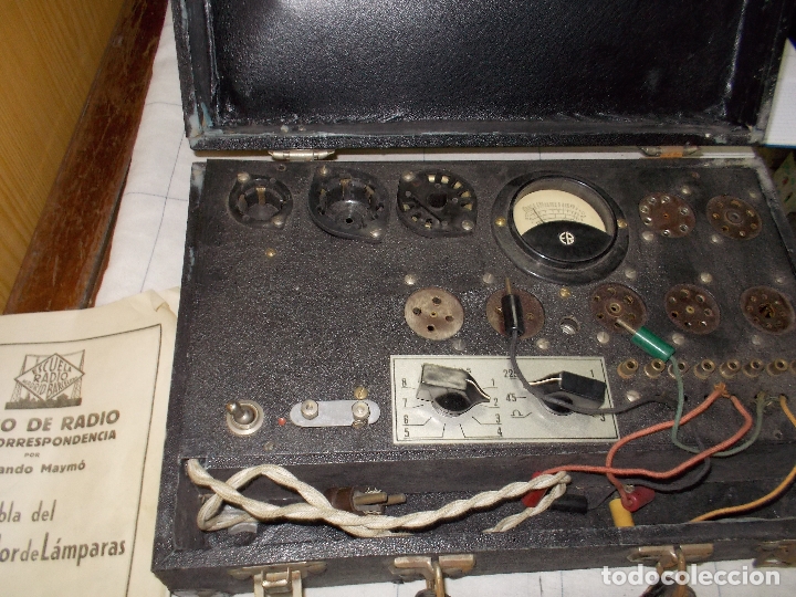 Radios antiguas: comprobador de valvulas maymo - Foto 27
