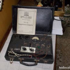 Radios antiguas: COMPROBADOR DE VALVULAS MAYMO. Lote 167035152