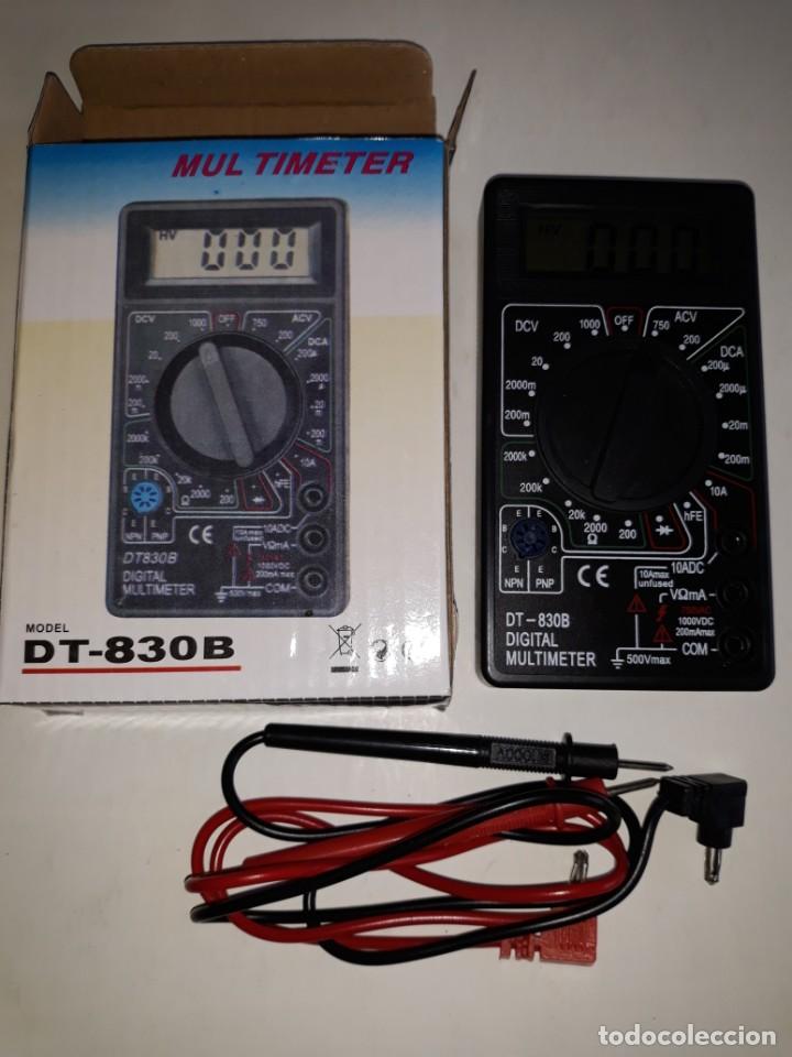 Tester multímetro polímetro digital dt-830b cor - Sold at Auction 