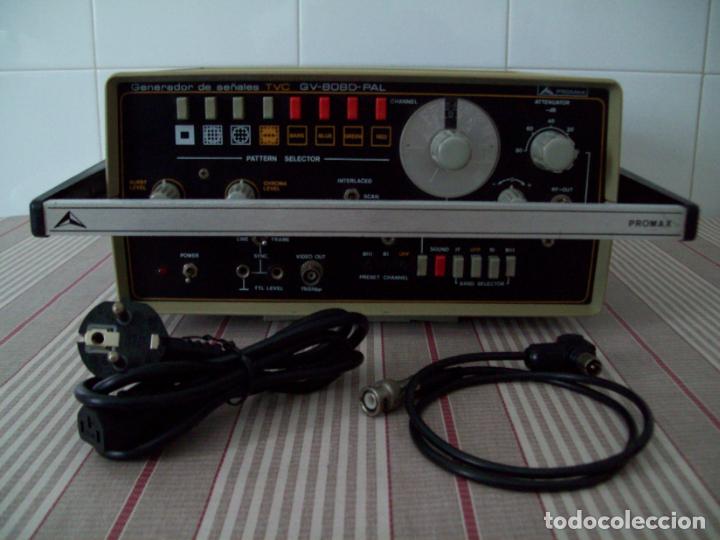 Radios antiguas: Generador de señales PROMAX TVC GV-808D-PAL. Mira electrónica. - Foto 2 - 227568901