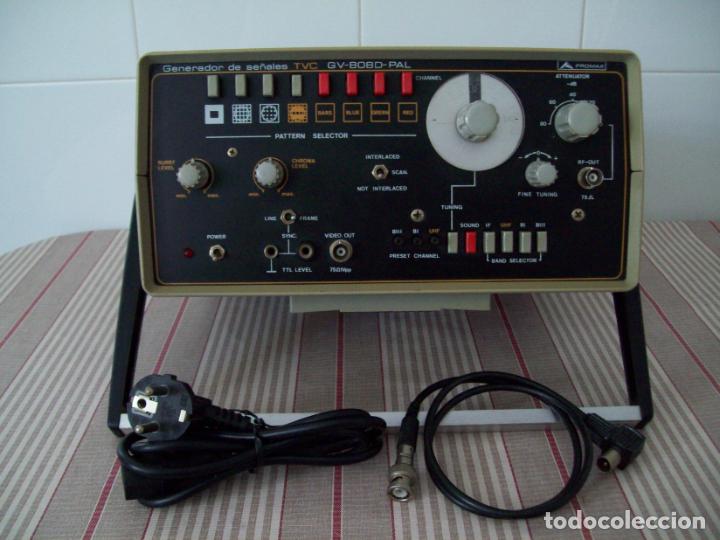 Radios antiguas: Generador de señales PROMAX TVC GV-808D-PAL. Mira electrónica. - Foto 4 - 227568901