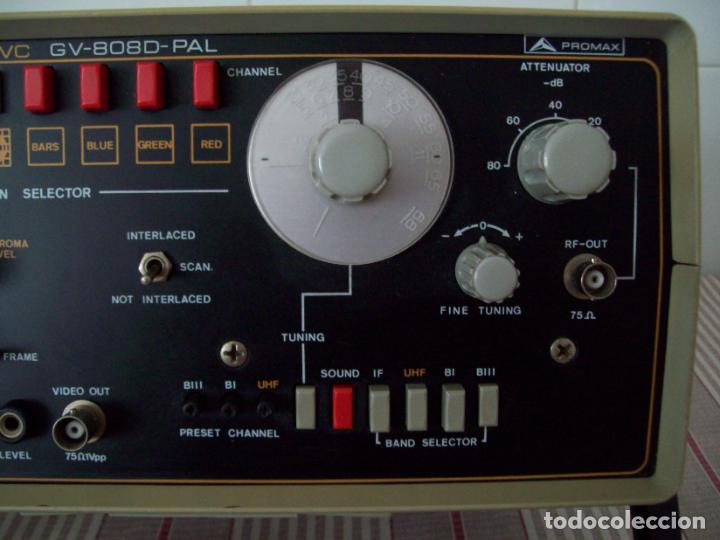 Radios antiguas: Generador de señales PROMAX TVC GV-808D-PAL. Mira electrónica. - Foto 10 - 227568901