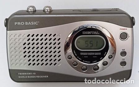 Radios antiguas: RADIO TRANSISTOR, MARCA PRO BASIC, DIGITAL. RADIOTRAN-09 - Foto 1
