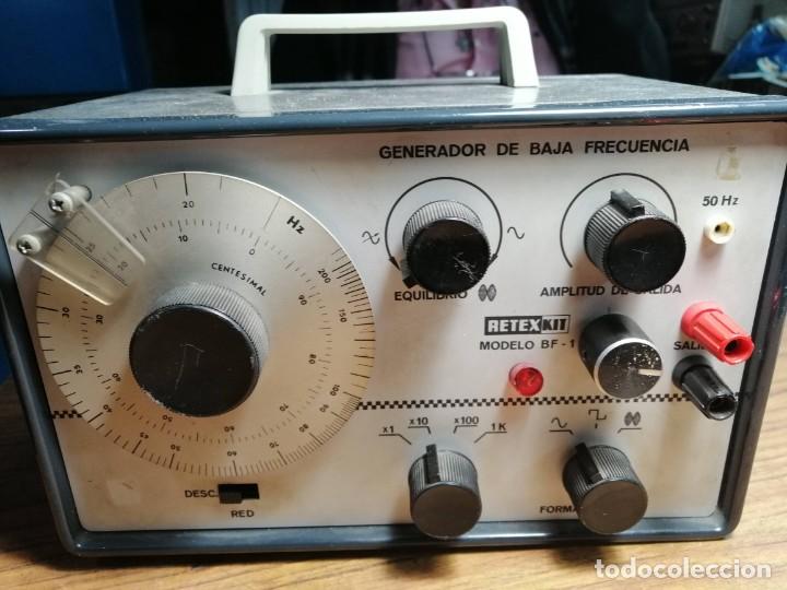 Radios antiguas: GENERADOR DE BAJA FRECUENCIA. RETEX KID. MODELO BF1. - Foto 1 - 308311643