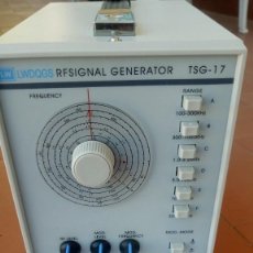Radio antiche: GENERADOR DE SEÑALES DE RADIO FRECUENCIA RF LW TSG-17.. SANNA