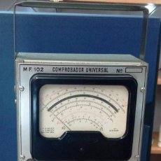 Radios antiguas: COMPROBADOR UNIVERSAL RADIOMÉTRICO MF-102. EXCELENTE ESTADO GENERAL. HAGA SU OFERTA SERIA.. Lote 338879373
