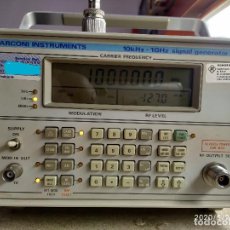 Radios antiguas: SIGNAL GENERATOR 2022D 10KHZ-1GHZ MARCONI 52022-003. Lote 341491123