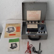 Radios antiguas: ANTIGUO COMPROBADOR INDUSTRIAL RADIOMETRICO TESTER MODELO AF-502