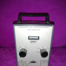 Radios antiguas: PROBADOR DE CONDENSADORES DE CIRCUITO RETEX KIT MODELO PC.1. Lote 395533594