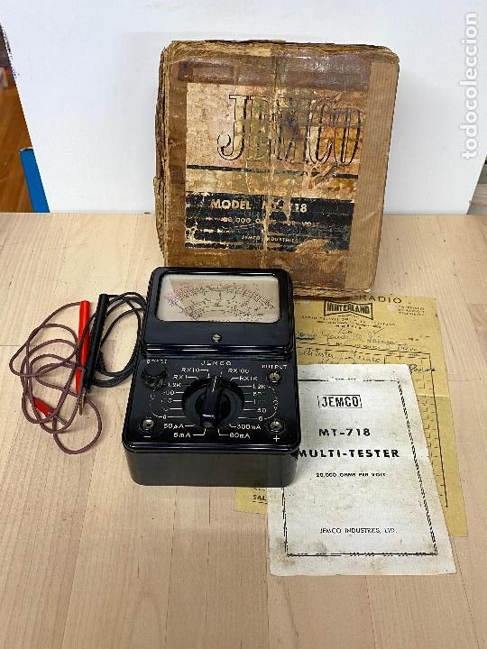 Radios antiguas: multi tester jemco 718 - Foto 1
