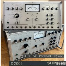 Radios antiguas: SELECTIVE RECEIVER 70MHZ-SIEMENS D2005-MADE IN WEST GERMANY-RECEPTOR SELECTIVO MEDIDOR-MESSEMPFANGER