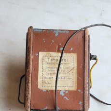 Radios antiguas: TRANSFORMADOR