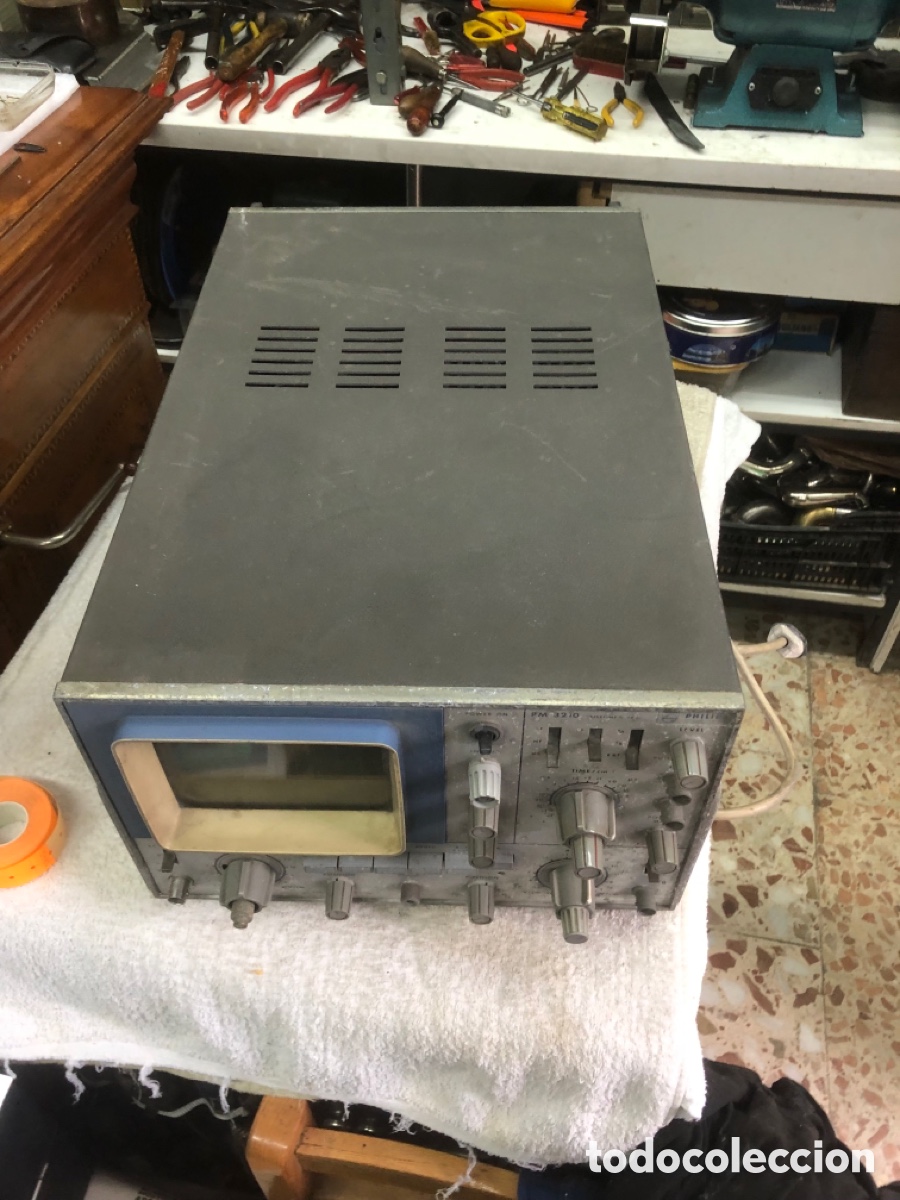 Radios antiguas: Aparato de medida Philips - Foto 4