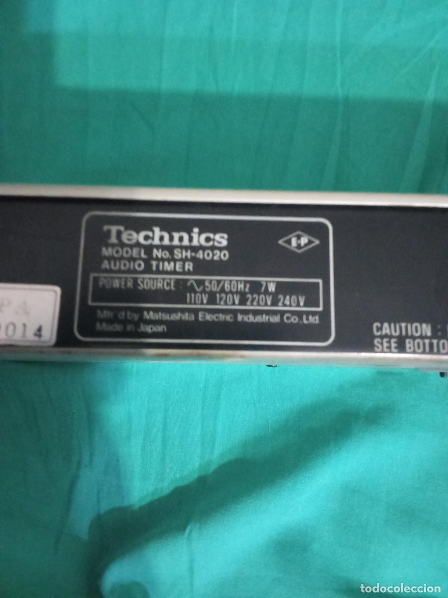 Radios antiguas: TECHINICS AUDIO TIMER MODEL SH 4020 REF. 181 DATO - Foto 5