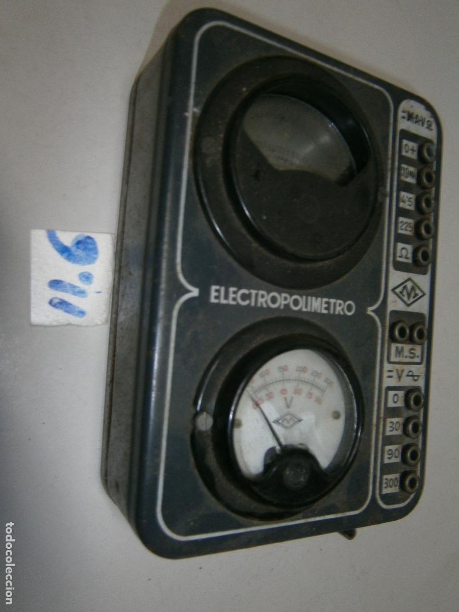 Radios antiguas: ANTIGUO APARATO DE MEDIDA O COMPROBACION - ELECTROPOLIMETRO